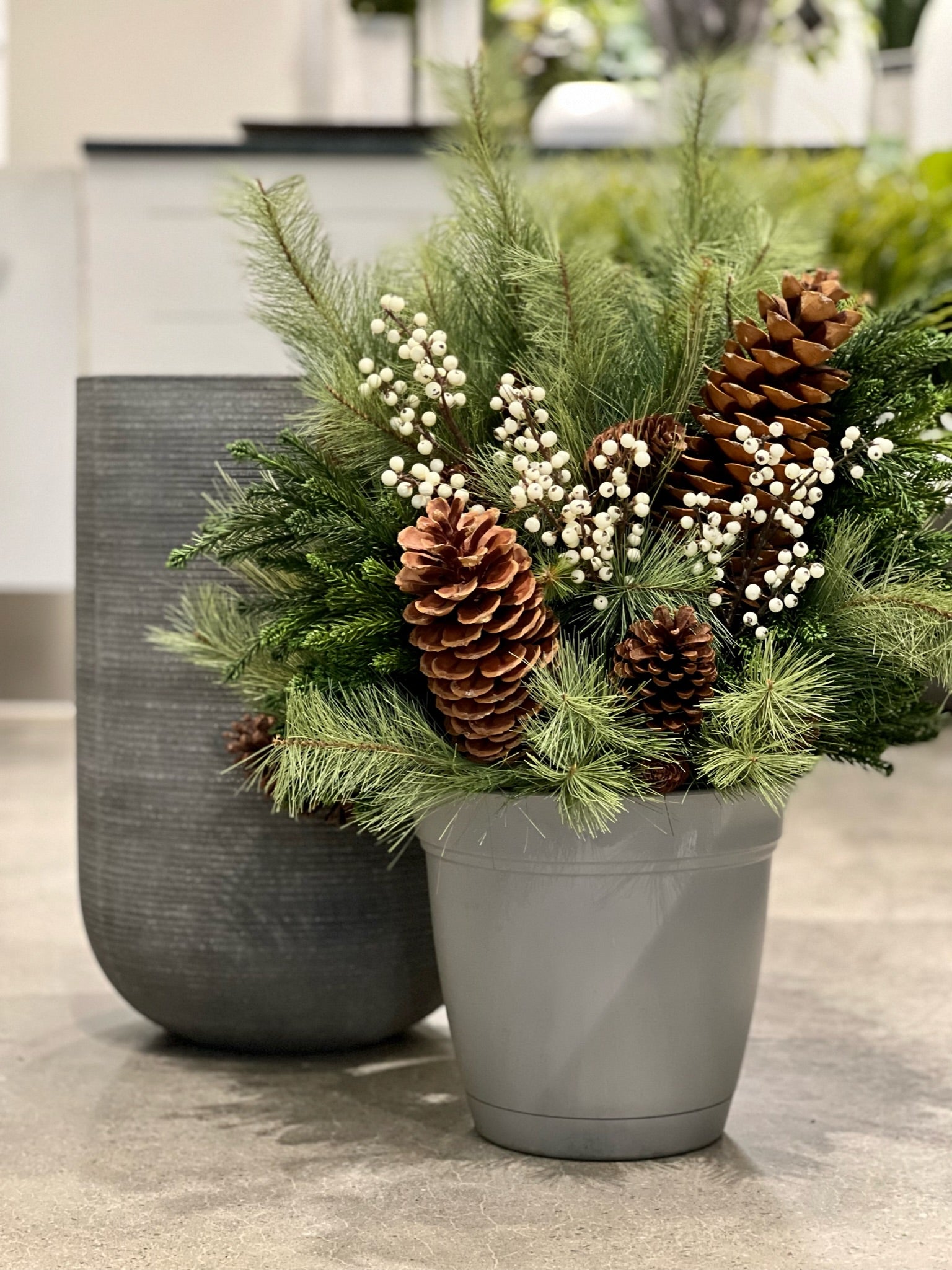 Faux Containers Custom Faux Outdoor Container Gardens – Fleuri Designs