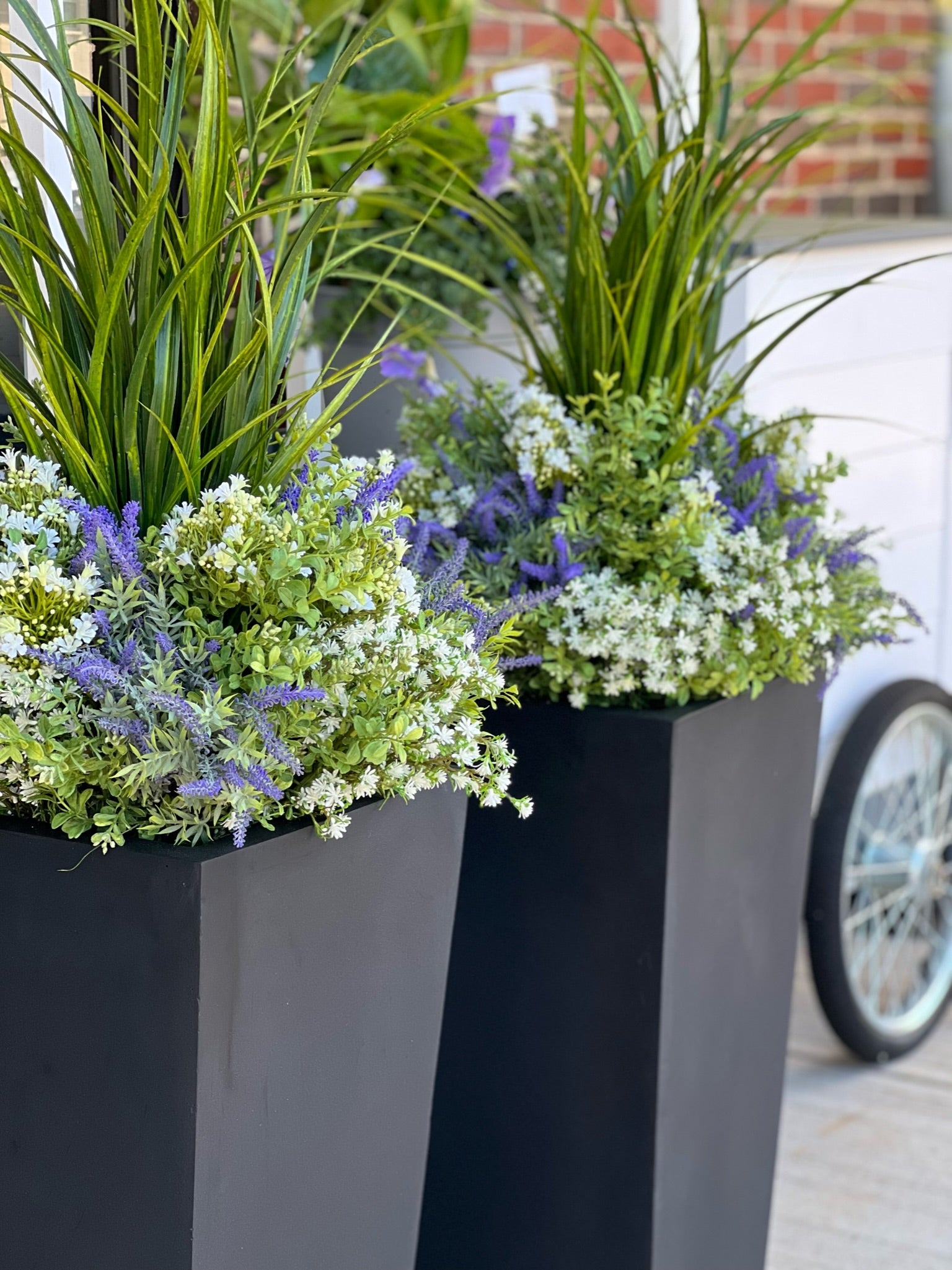 Faux Containers Custom Faux Outdoor Container Gardens – Fleuri Designs